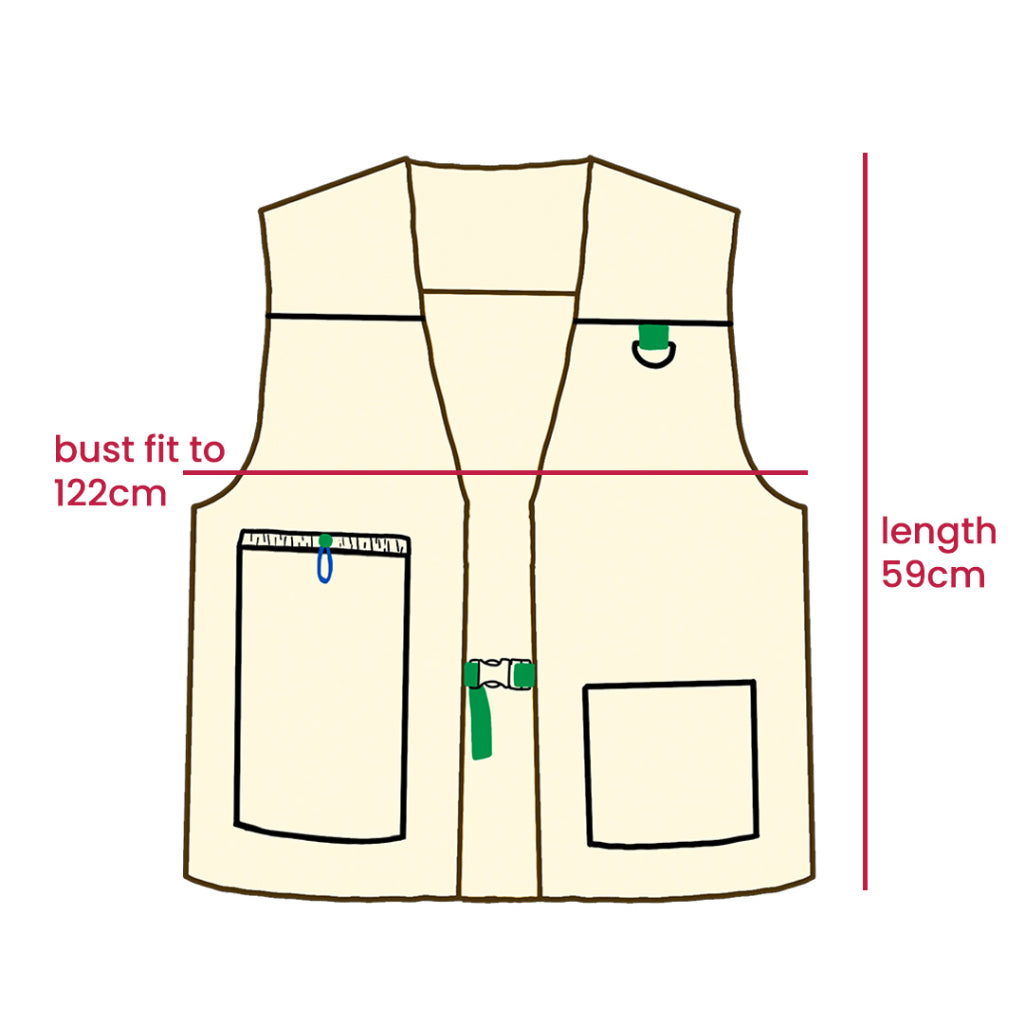 OH.IRV Fun Trail Canvas Vest