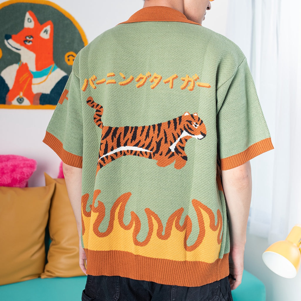 OH.IRV - The Tiger Club Knitted Shirt